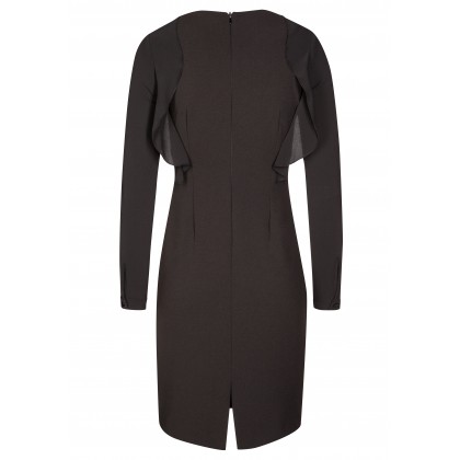 Elegantes Kleid IREM mit romantischen Volantsdetails /