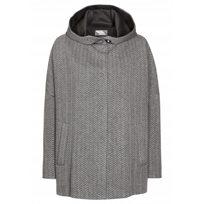 Moderne Jacke ALBA mit stilvollem Fischgrätenmuster /
