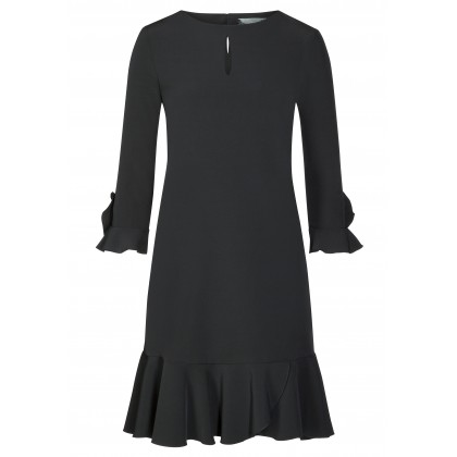 Stilvolles Kleid MILA mit romantischen Volantsdetails /