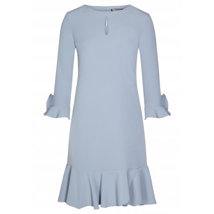 Stilvolles Kleid MILA mit romantischen Volantsdetails /