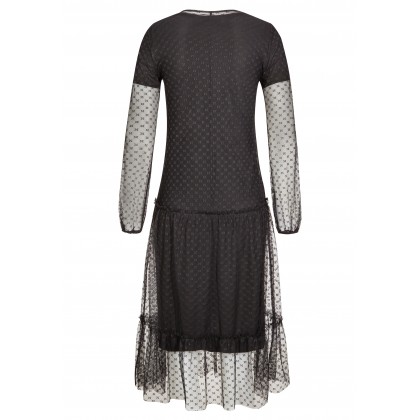 Romantisches Spitzenkleid LUISA mit elegantem Unterkleid /