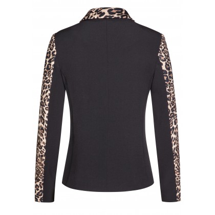 Edler Blazer ELISA mit extravagantem Leopardenmuster /