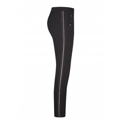 Stilvolle Hose MARLENE mit edel changierenden Details /
