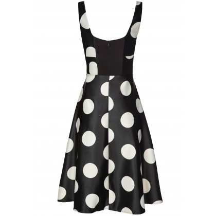 Elegantes Kleid PIA mit stilvollem Punkte-Dessin /