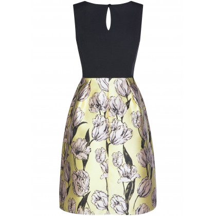Schwungvolles Kleid NORA mit femininem Blumen-Muster /