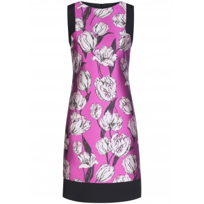 Elegantes Kleid PAULA mit femininem Blumen-Muster /