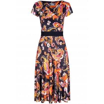 Feminines Kleid ANNIKA mit stilvollem Allover-Muster /