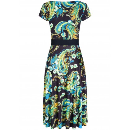 Feminines Kleid ANNIKA mit stilvollem Allover-Muster /