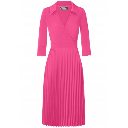 Bezauberndes Kleid VANESSA mit feinen Plissee-Falten /