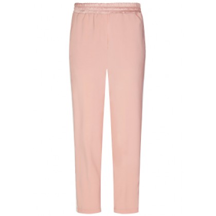Legere Hose ALESSIA mit kontrastierende Galonstreifen /
