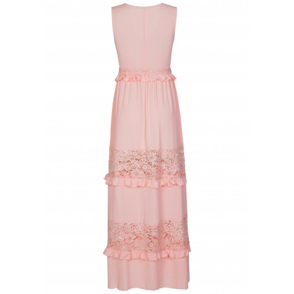 Edles Maxikleid DESIA mit stilvollen Spitzen-Details /
