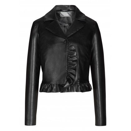 Modische Jacke EDIGE in Leder-Optik /