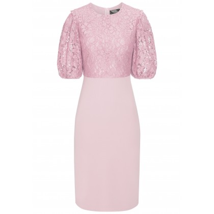 Elegantes Kleid UNA mit stilvollen Spitzen-Details /