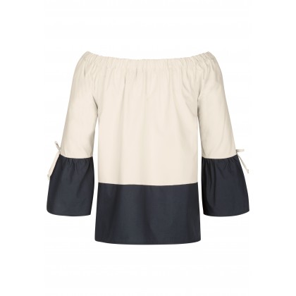 Bezaubernde Carmenbluse NUMILE mit stilvollen Details /