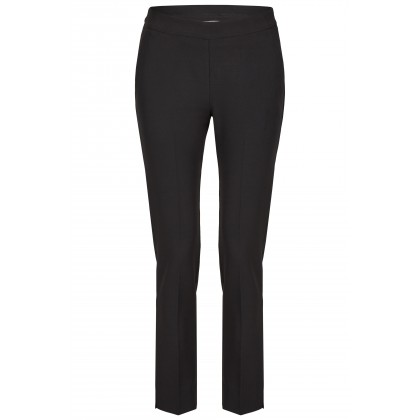 NICOWA – Klassische Hose OICONA in Schwarz mit Bügelfalte /