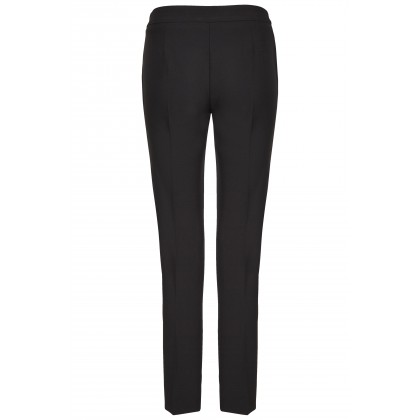 NICOWA – Klassische Hose OICONA in Schwarz mit Bügelfalte /