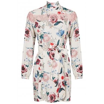 NICOWA – Midi-Kleid ASISTINA mit ausgefallenem Muster /