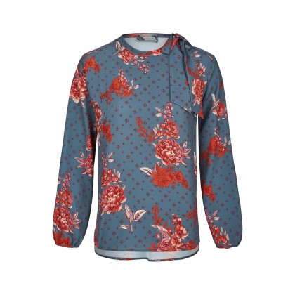 NICOWA – Elegante Bluse ALONA mit floralem Muster /