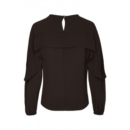 NICOWA – Leichte Bluse NANDRA mit Volant Details /
