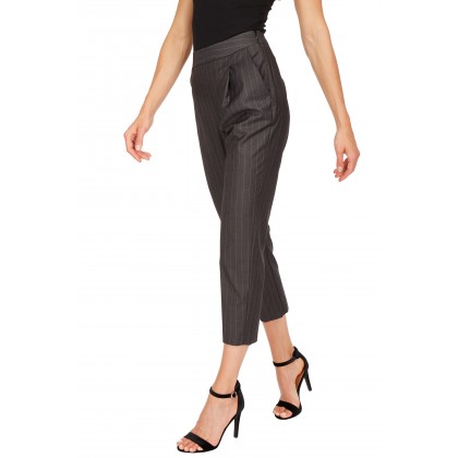NICOWA – Edle Nadelstreifenhose OTERZA mit geradem Bein /