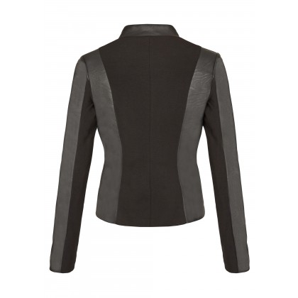 NICOWA – Modische Jacke ACROCE mit Kunstledereinsätzen /