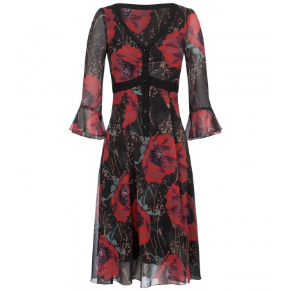 NICOWA - Romantisches Blumen-Kleid OWIDOLA /