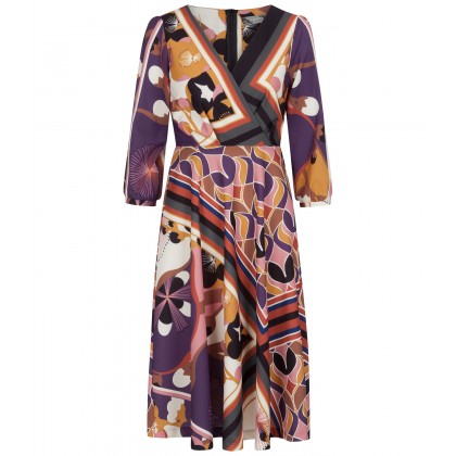 NICOWA - Printreiches Kleid NISORA in Midilänge /