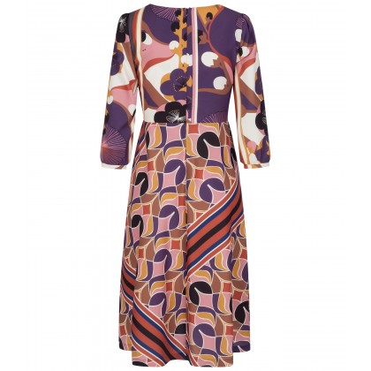 NICOWA - Printreiches Kleid NISORA in Midilänge /