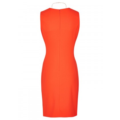 NICOWA – Elegantes, zeitloses Kleid LOUISA mit goldener Kette /