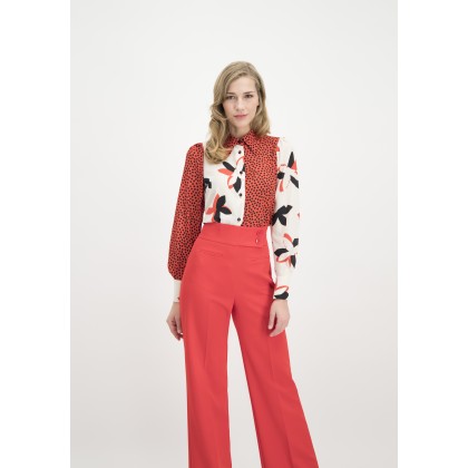 Modisch gemusterte Bluse PIACOWA /
