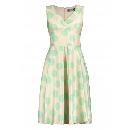 Feminines Kleid ERALDA mit Punkte-Dessin /