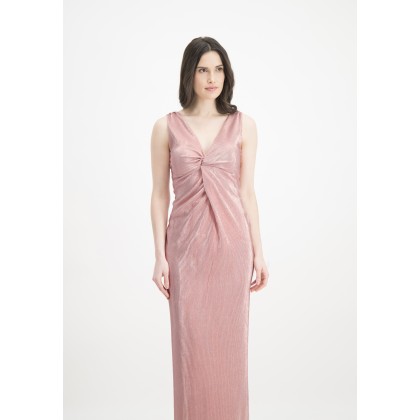 Elegantes Abendkleid ALISELA mit metalischer Optik /