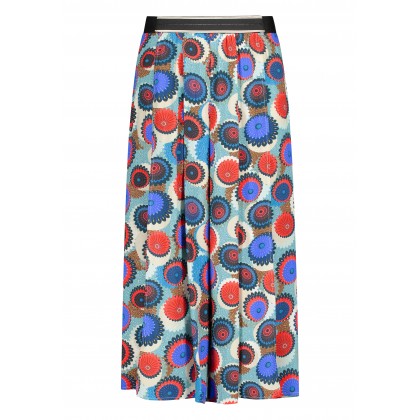Weit geschnittene Hose WEA mit geschlitzem Bein /