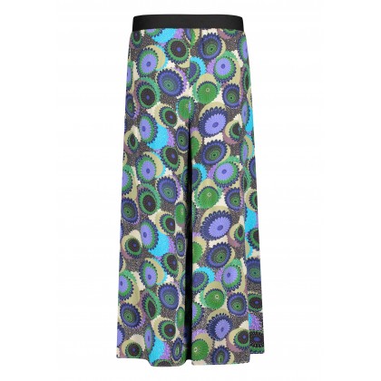 Weit geschnittene Hose WEA mit geschlitzem Bein /