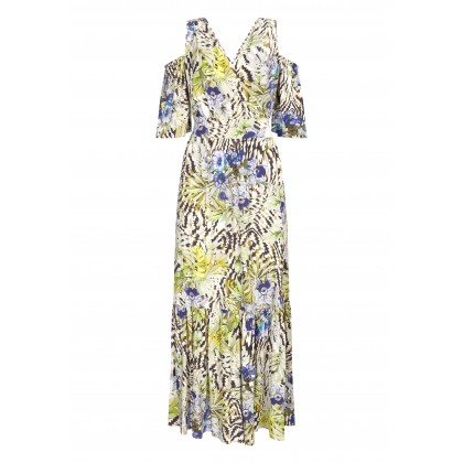 Sommerliches Maxikleid NERMILIA mit floralem Muster /