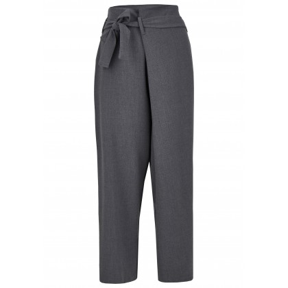 7/8-Culotte mit Bindegürtel - GRIGINO /