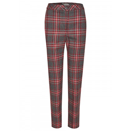 Lange Hose mit Schottenmuster – MIKOLA /
