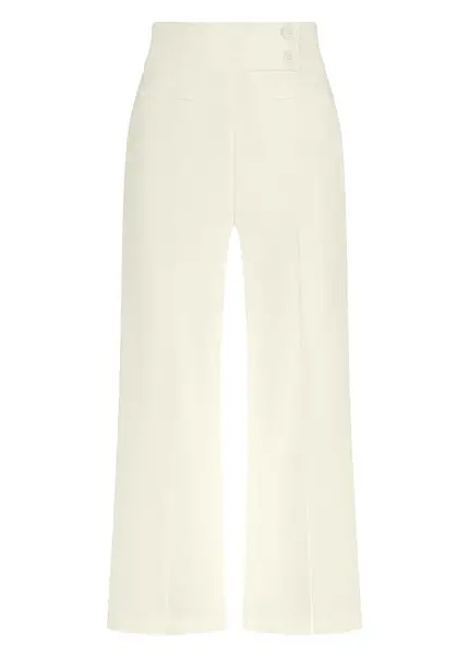 Nicowa Twill culottes with creases – CORADUE in WHITEarticle number NC7A12018011E-004