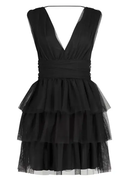 Nicowa Tulle mini dress - STELLOWA in BLACKarticle number NC7A12028019E-002