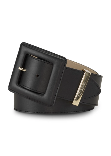 Nicowa Medium-width leather belt DOLCEWA in BLACKarticle number NC7A21102019E-002