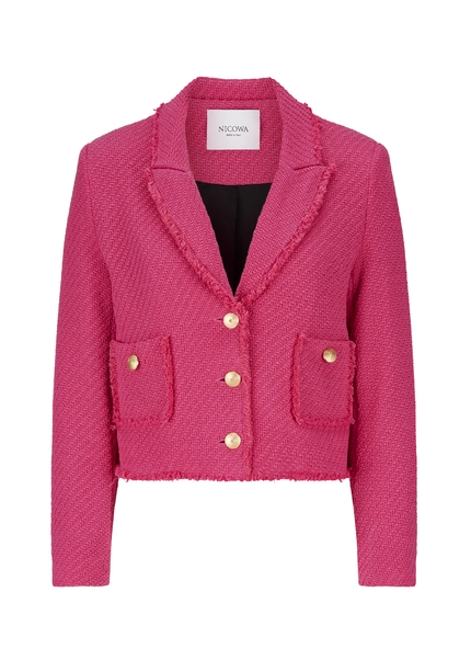 Nicowa Cropped blazer in bouclé - BAGIWO in PINKarticle number NC7A32001044E-139