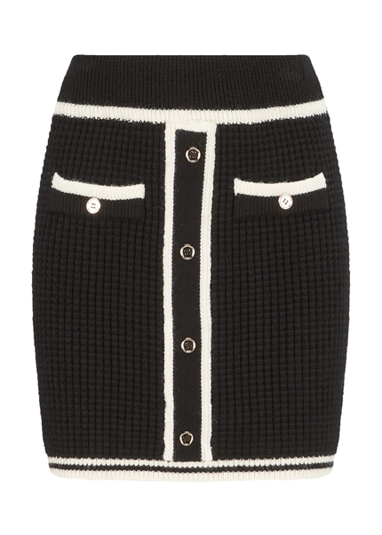 Nicowa Mini knit skirt - ANELIWO in BLACKarticle number NC8A22103019E-002