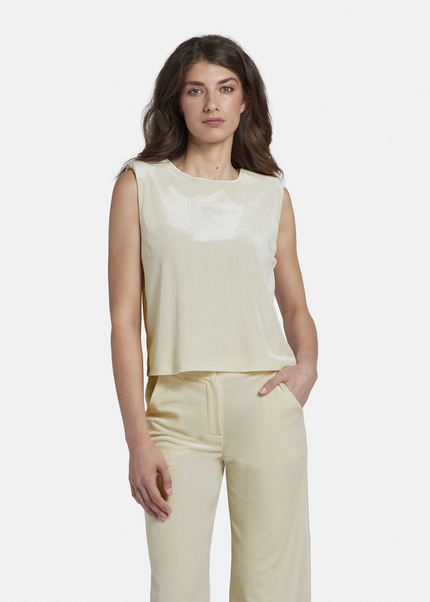 VELLIO, OFFWHITE LAMÉ Detailansicht 1