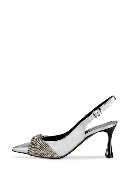 Nicowa Embellished slingback pumps COSIMALA in SILVERarticle number NC9A12701031E-088