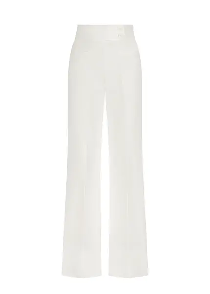 Nicowa Twill Marlene trousers - COREANA in whitearticle number NC9A1400211E-004