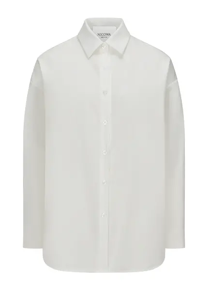 Nicowa Oversized shirt - COMAWI in WHITEarticle number NC9A22405011E-004