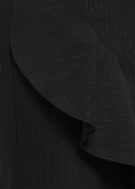 LOWIANA, BLACK PINSTRIPE 