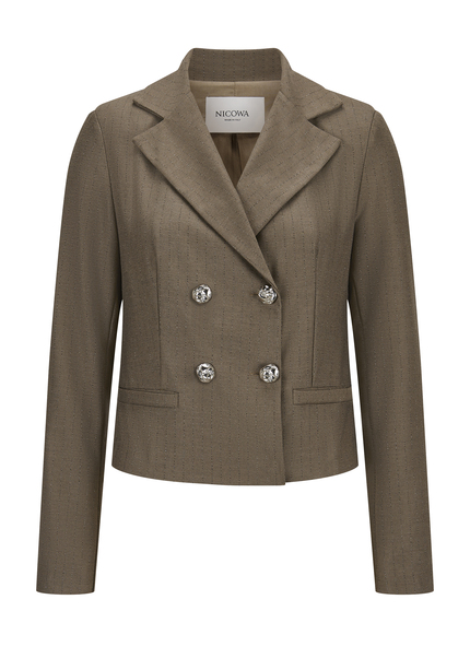 CARLOWIA, OLIVE PINSTRIPE Frontansicht