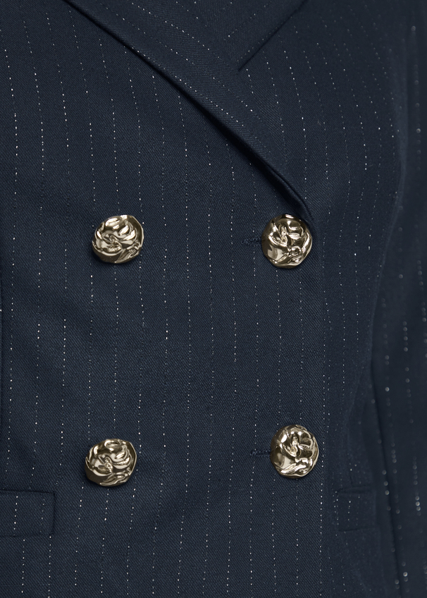 CARLOWIA, NAVY PINSTRIPE 