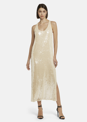 Straight-cut sequin dress - GIOWIA
